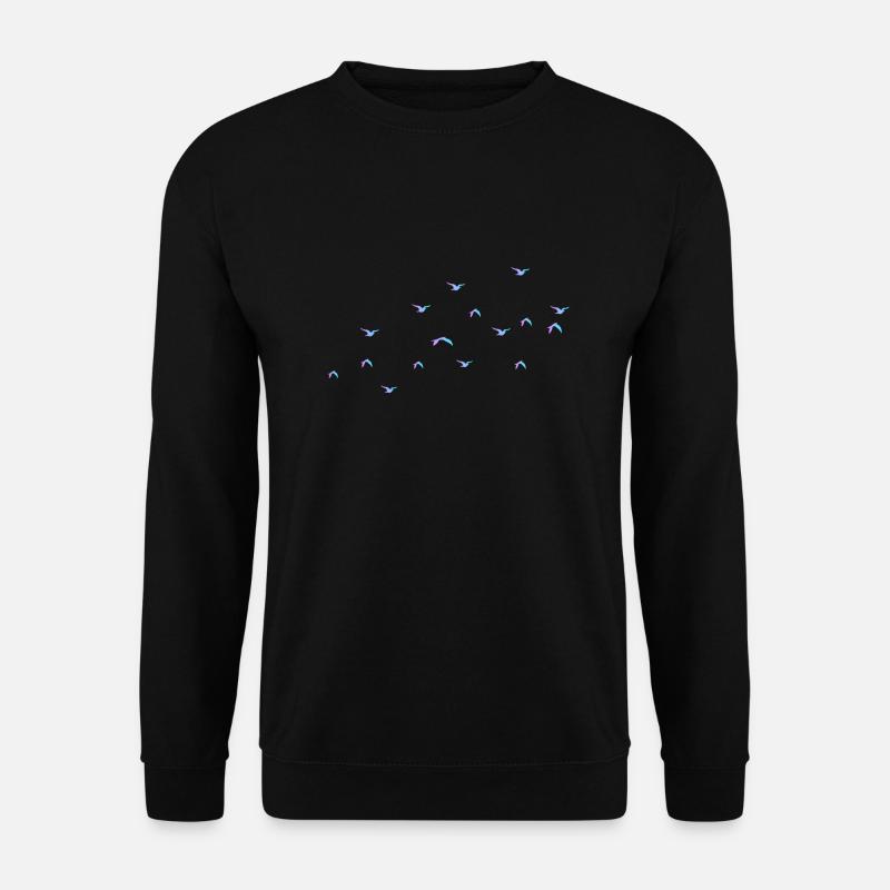 Bird flight south gift idea - Unisex Sweatshirt - black