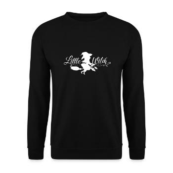 little witch - Sweat-shirt Unisexe - noir - Devant - Alina (178cm) & Michal (187cm)