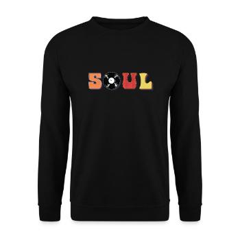 Soul Music - Unisex Sweatshirt - black - Front - Alina (178cm) & Michal (187cm)
