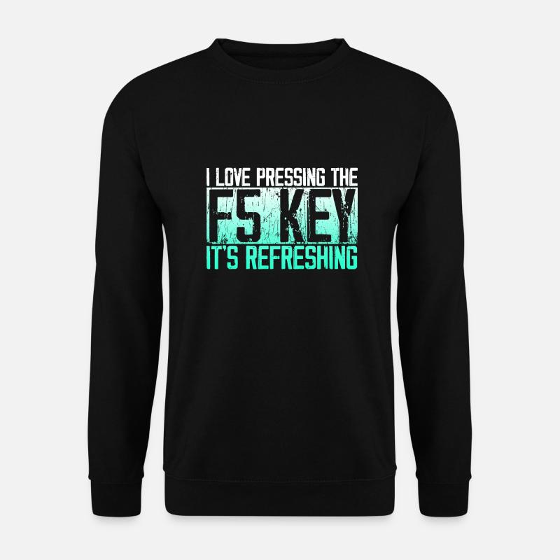 Funny computer scientist saying - Unisex Sweatshirt - black