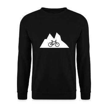 Vélo de montagne cyclisme - Sweat-shirt Unisexe - noir - Devant - Alina (178cm) & Michal (187cm)