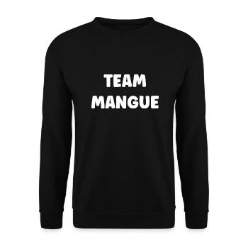 team Mangue - Sweat-shirt Unisexe - noir - Devant - Alina (178cm) & Michal (187cm)