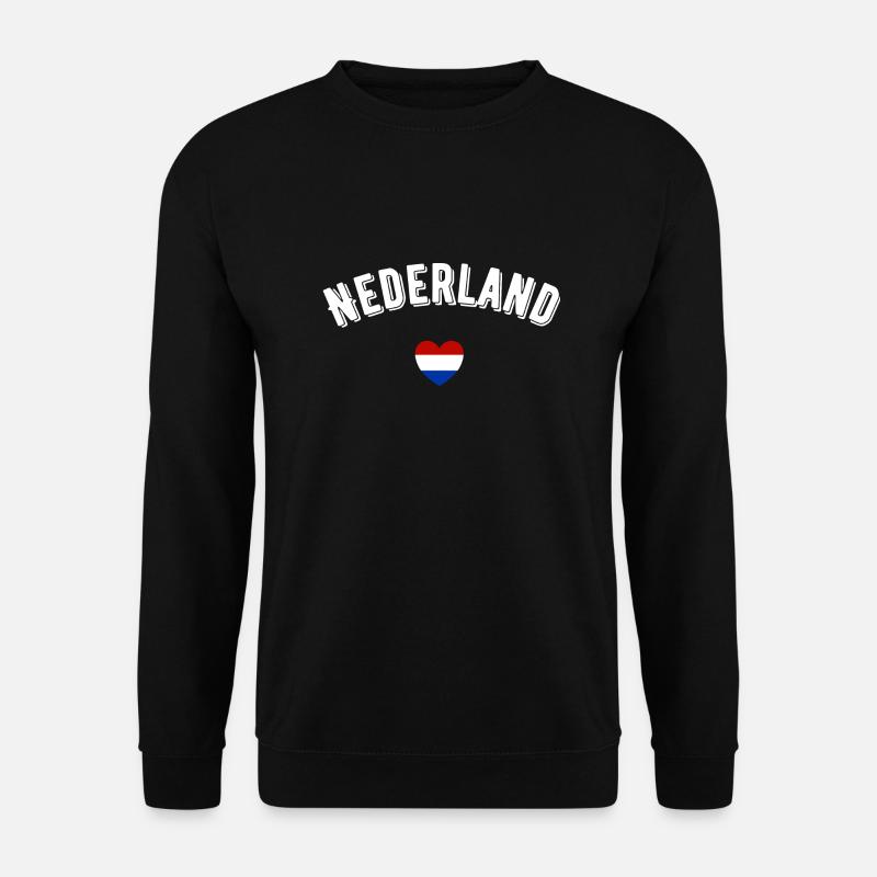 Nederland - Unisex Pullover - Schwarz