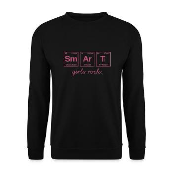 SMART GIRLS ROCK - Système Perdiode Elements - Sweat-shirt Unisexe - noir - Devant - Alina (178cm) & Michal (187cm)