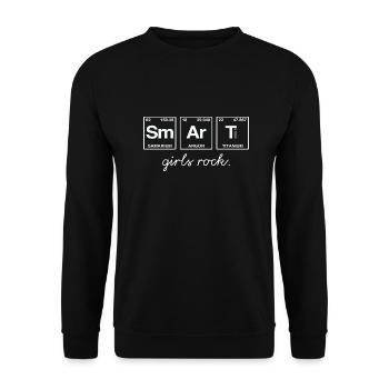 SMART GIRLS ROCK - Système Perdiode Elements - Sweat-shirt Unisexe - noir - Devant - Alina (178cm) & Michal (187cm)