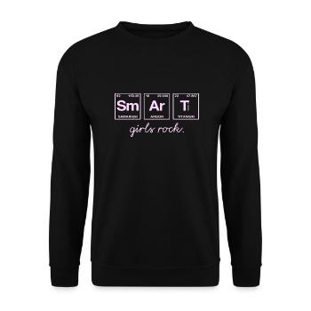 SMART GIRLS ROCK - Système Perdiode Elements - Sweat-shirt Unisexe - noir - Devant - Alina (178cm) & Michal (187cm)
