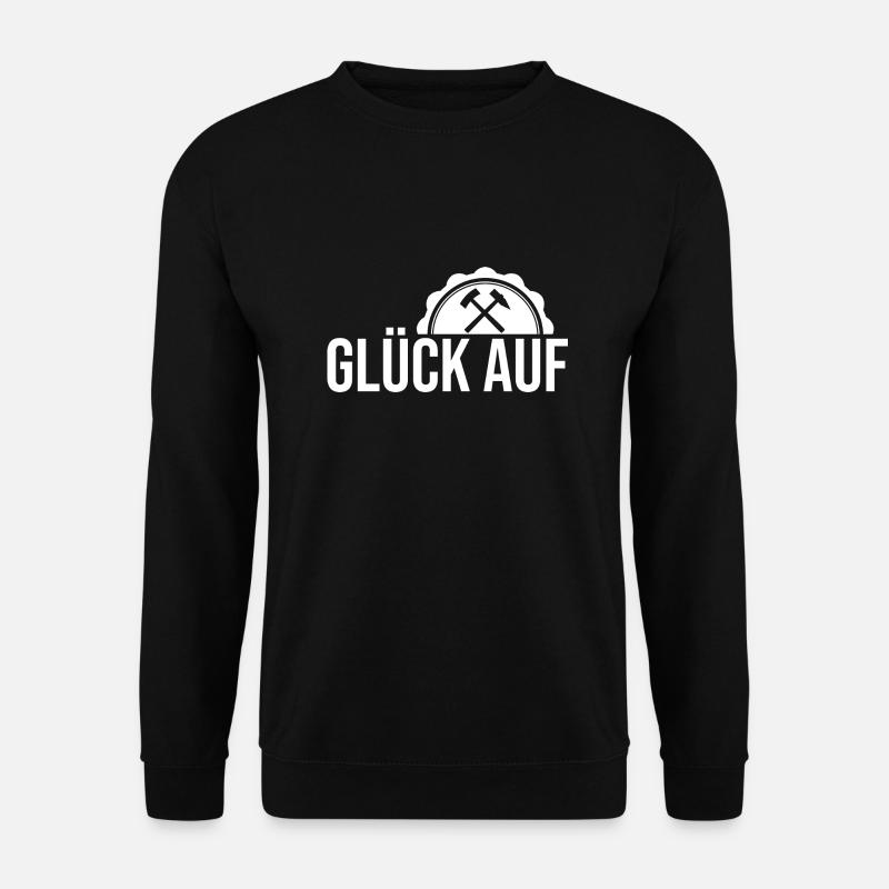 Glück auf - Unisex Pullover - Schwarz