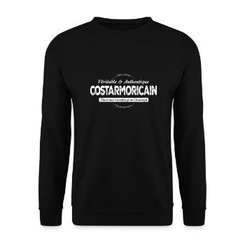 Costarmoricain des Côtes d'Armor - Sweat-shirt Unisexe - noir - Devant - Alina (178cm) & Michal (187cm)
