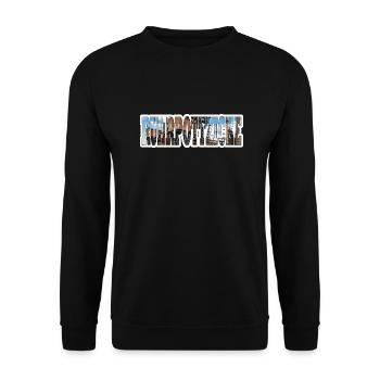 Ruhrpottzicke - Unisex Pullover - Schwarz - Vorne - Alina (178cm) & Michal (187cm)