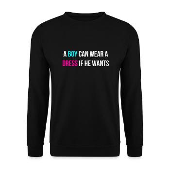 Equality Pride Français - Sweat-shirt Unisexe - noir - Devant - Alina (178cm) & Michal (187cm)