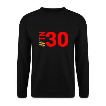 TN30 - Sweat-shirt Unisexe - noir - Devant - Alina (178cm) & Michal (187cm)