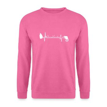 SRI LANKA Battements de cœur - Sweat-shirt Unisexe - rose - Devant