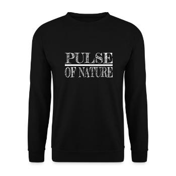 génial vie pulsation coeur son drôle robuste - Sweat-shirt Unisexe - noir - Devant - Alina (178cm) & Michal (187cm)