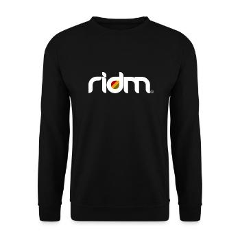 ridm logo - Unisex Pullover - Schwarz - Vorne - Alina (178cm) & Michal (187cm)