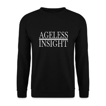 present wisdom traditions life wisdom - Unisex Sweatshirt - black - Front - Alina (178cm) & Michal (187cm)