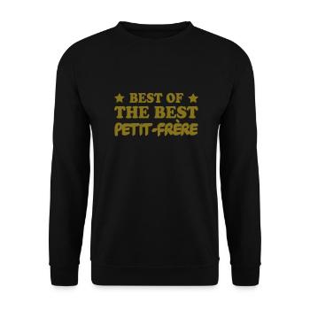 BEST OF THE BEST Petit Frère - Sweat-shirt Unisexe - noir - Devant - Alina (178cm) & Michal (187cm)