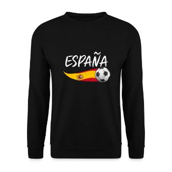 Spanier Spanien - Unisex Pullover - Schwarz - Vorne - Alina (178cm) & Michal (187cm)
