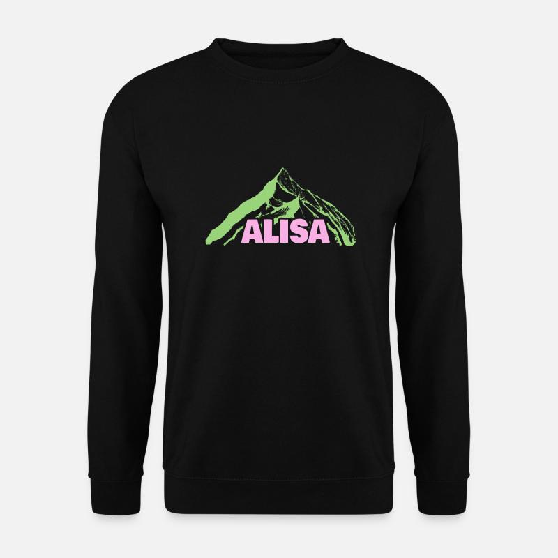 Bergsteigen Alisa - Unisex Pullover - Schwarz