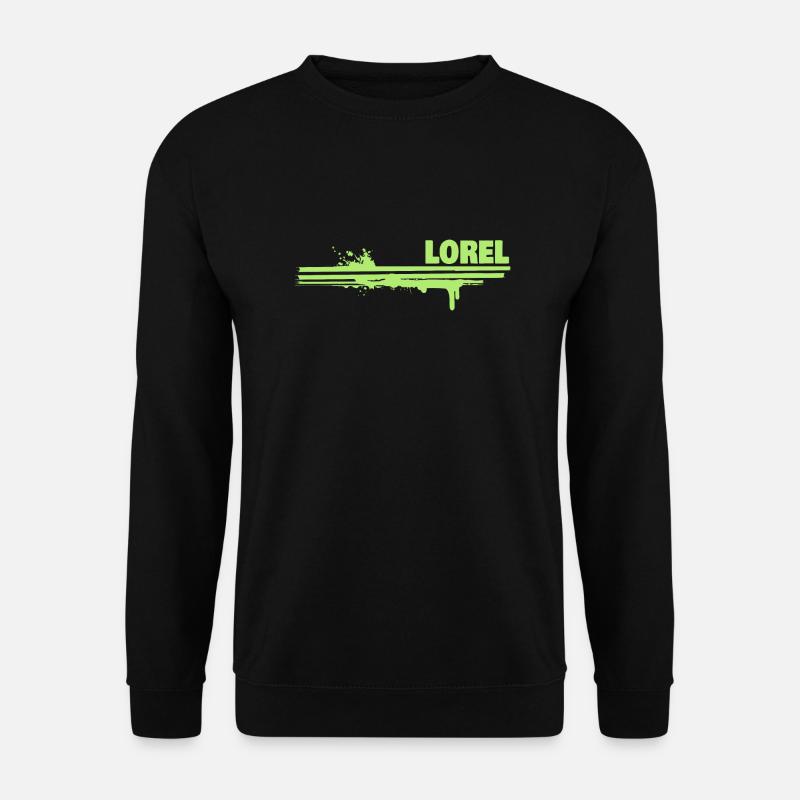 Farbklecks Lorel - Unisex Pullover - Schwarz