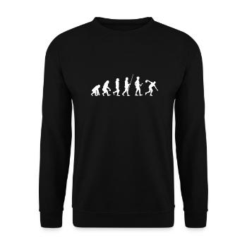 Kegeln - Unisex Pullover - Schwarz - Vorne - Alina (178cm) & Michal (187cm)