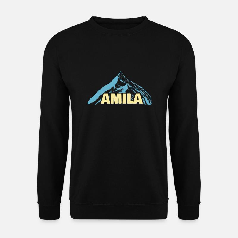 Geschenk für Amila - Unisex Pullover - Schwarz