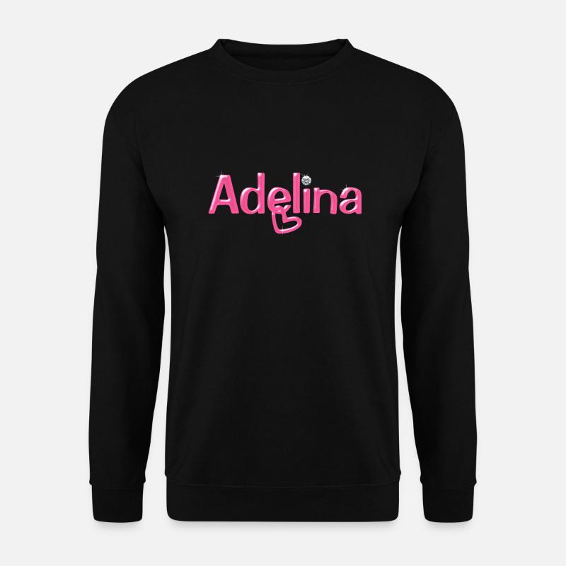 Adelina Name Ballonschrift - Unisex Pullover - Schwarz