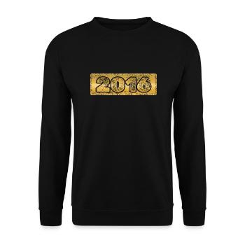 Vintage 2016 - Unisex Sweatshirt - black - Front - Alina (178cm) & Michal (187cm)