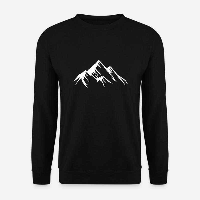berge - Unisex Pullover - Schwarz