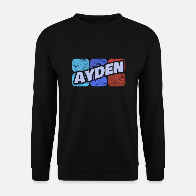 Geschenk für Ayden - Unisex Pullover - Schwarz
