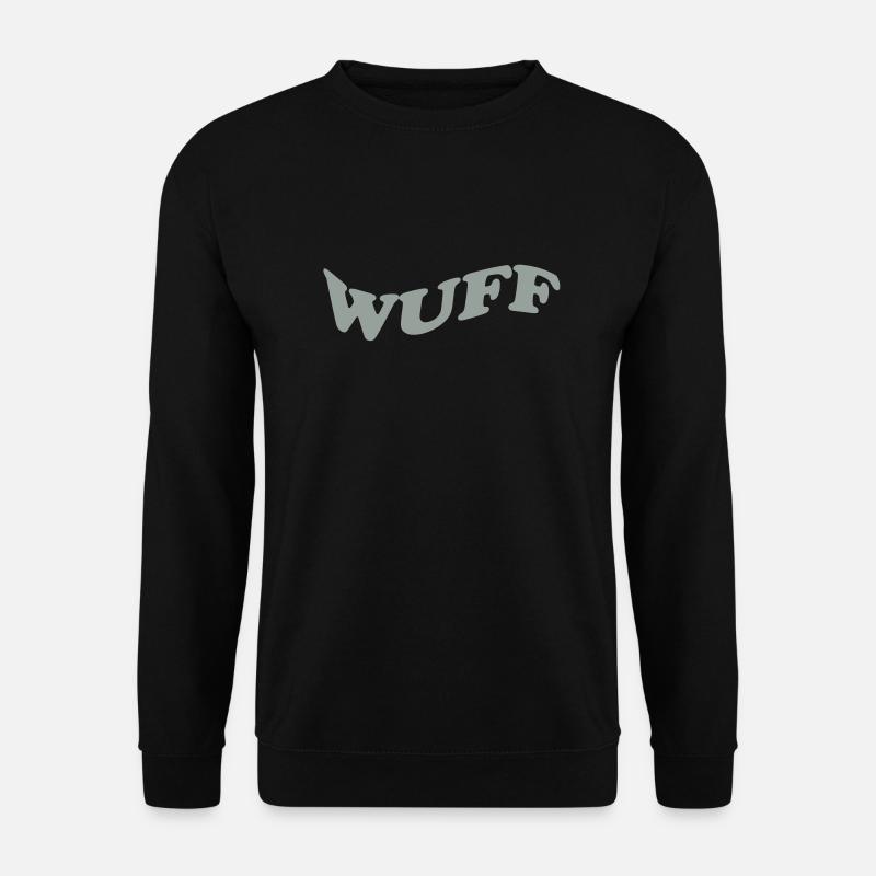 wuff hund - Unisex Pullover - Schwarz