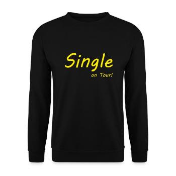 Single on tour - Unisex Sweatshirt - black - Front - Alina (178cm) & Michal (187cm)