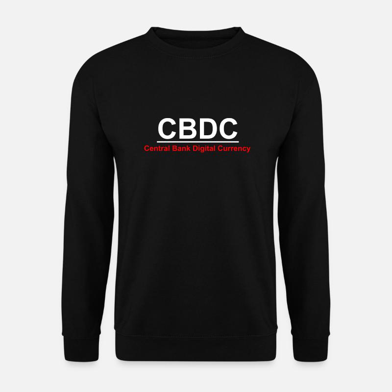 CBDC, Central Bank Digital Currency - Unisex Sweatshirt - black