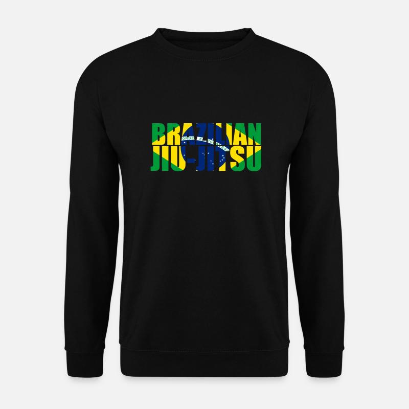 Drapeau brésilien de Jiu-Jitsu 3 BJJ - Sweat-shirt Unisexe - noir