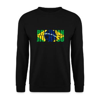 Drapeau brésilien de Jiu-Jitsu 3 BJJ - Sweat-shirt Unisexe - noir - Devant - Alina (178cm) & Michal (187cm)