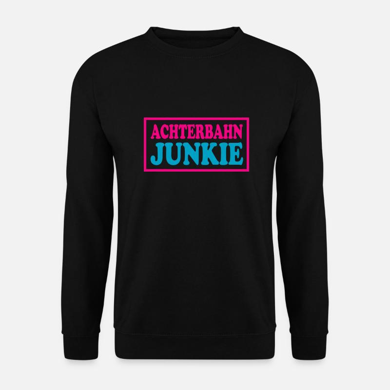 Rollercoaster Achterbahn - Unisex Pullover - Schwarz
