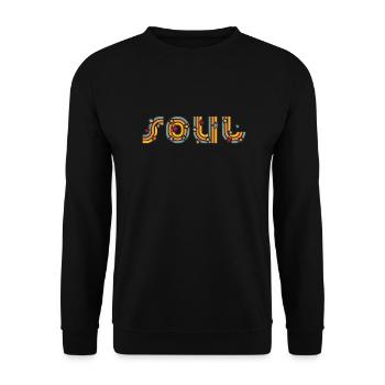 Soul Retro Vintage - Unisex Pullover - Schwarz - Vorne - Alina (178cm) & Michal (187cm)
