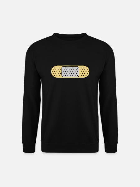 Design Dots Patch - Unisex Sweatshirt - black