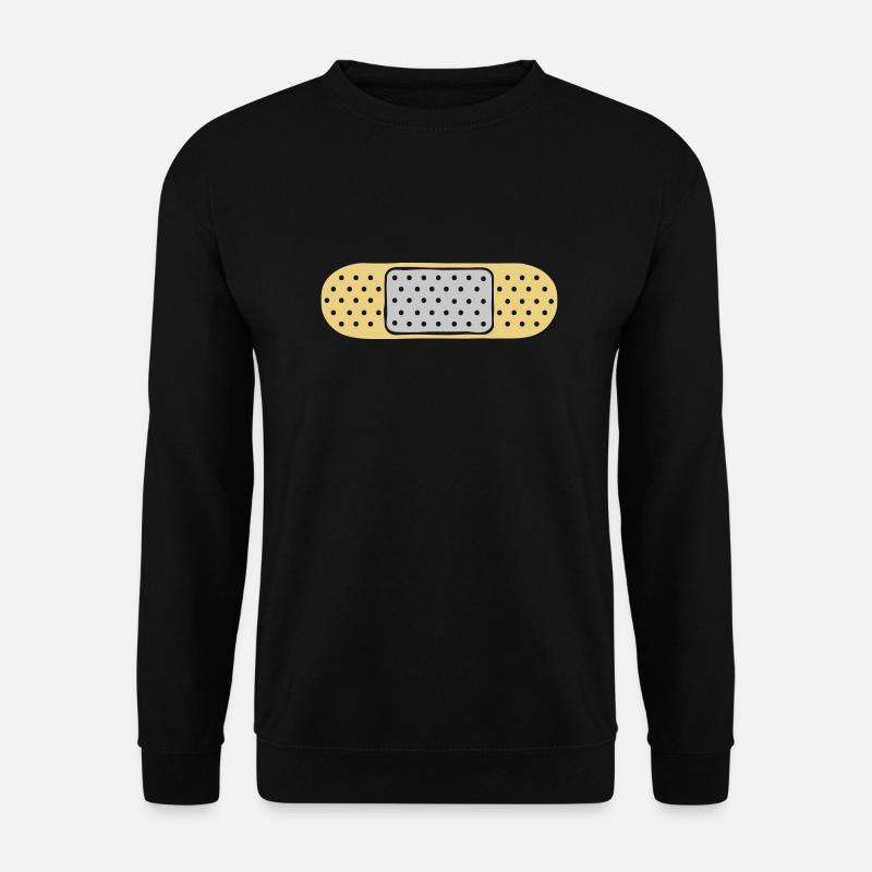 Design Dots Patch - Unisex Sweatshirt - black