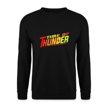 COLORMIX POWER - Unisex Pullover - Schwarz - Vorne - Alina (178cm) & Michal (187cm)