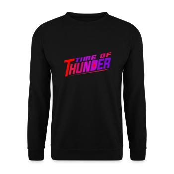 COLORMIX POWER - Unisex Pullover - Schwarz - Vorne - Alina (178cm) & Michal (187cm)