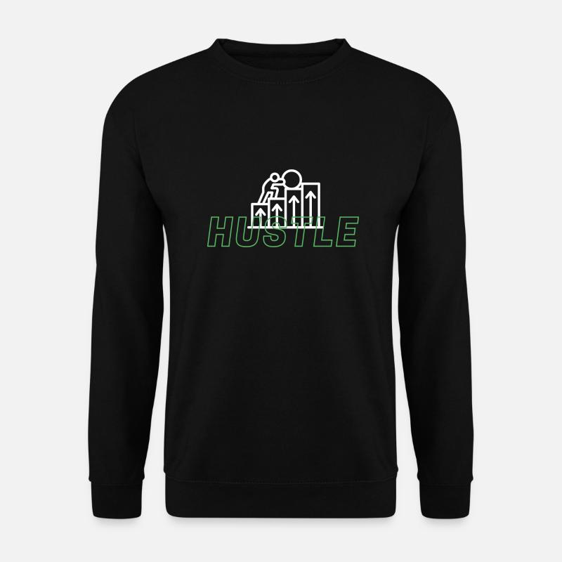 hustle - Unisex Pullover - Schwarz