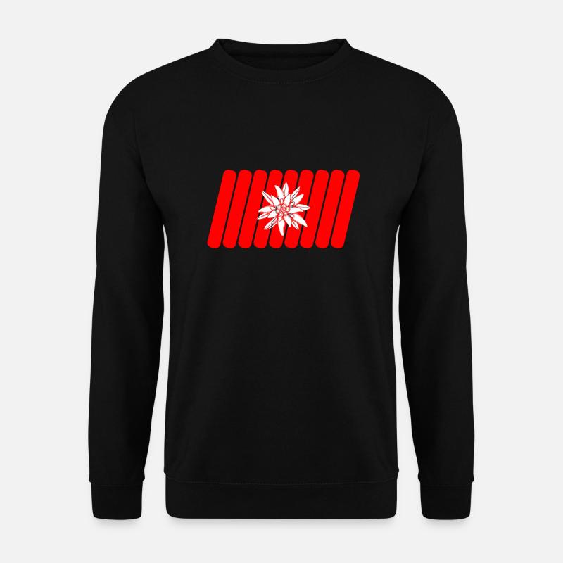 Schweizer Flagge - Unisex Pullover - Schwarz