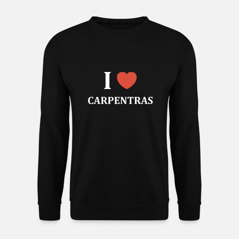 i love Carpentras - Sweat-shirt Unisexe - noir