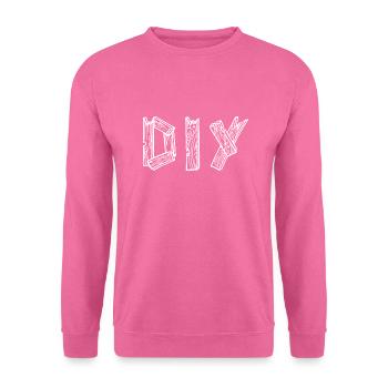 BRICOLAGE - faites-le vous-même - Sweat-shirt Unisexe - rose - Devant