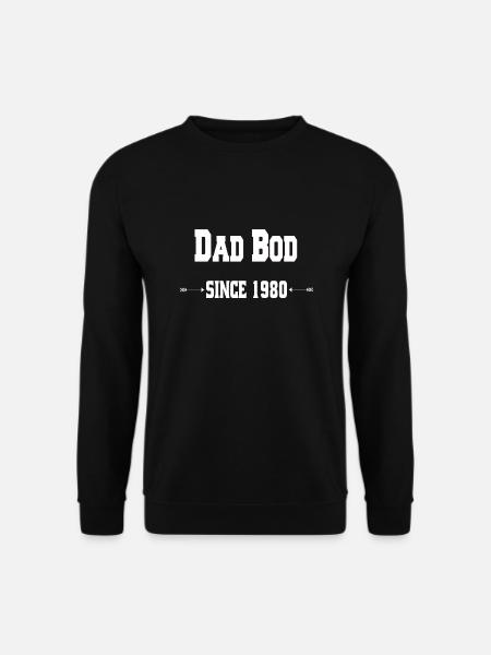 Dad Bod since 1980 - Unisex Sweatshirt - black