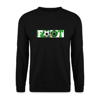 FootFootball Algeria - Unisex Sweatshirt - black - Front - Alina (178cm) & Michal (187cm)