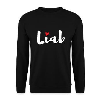 Lustiger Spruch Witzig Humor Geschenkidee - Unisex Pullover - Schwarz - Vorne - Alina (178cm) & Michal (187cm)