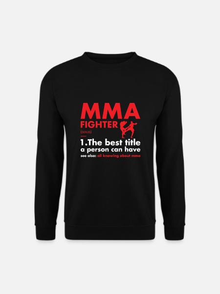 Sport Fighter Definition MMA - Unisex Sweatshirt - black