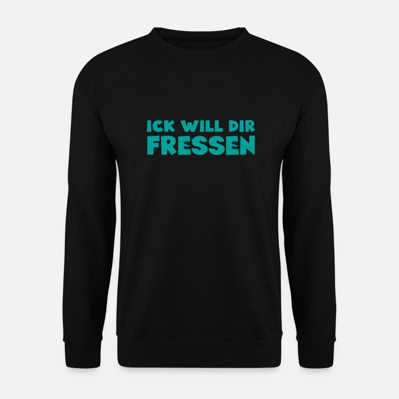 Fressen - Unisex Pullover - Schwarz