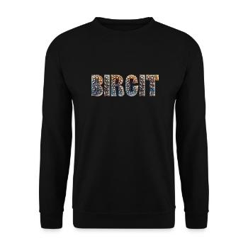 BIRGIT stars - Unisex Pullover - Schwarz - Vorne - Alina (178cm) & Michal (187cm)